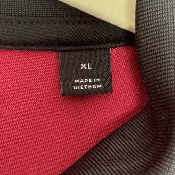 DUNNING NWT  GOLF FENTON JERSEY MENS POLO SHIRT COOLMAX ALL SEASON POPPY  XL - Picture 6 of 12